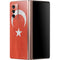 Turkish Flag Distressed Galaxy Z Fold2 5G Skin